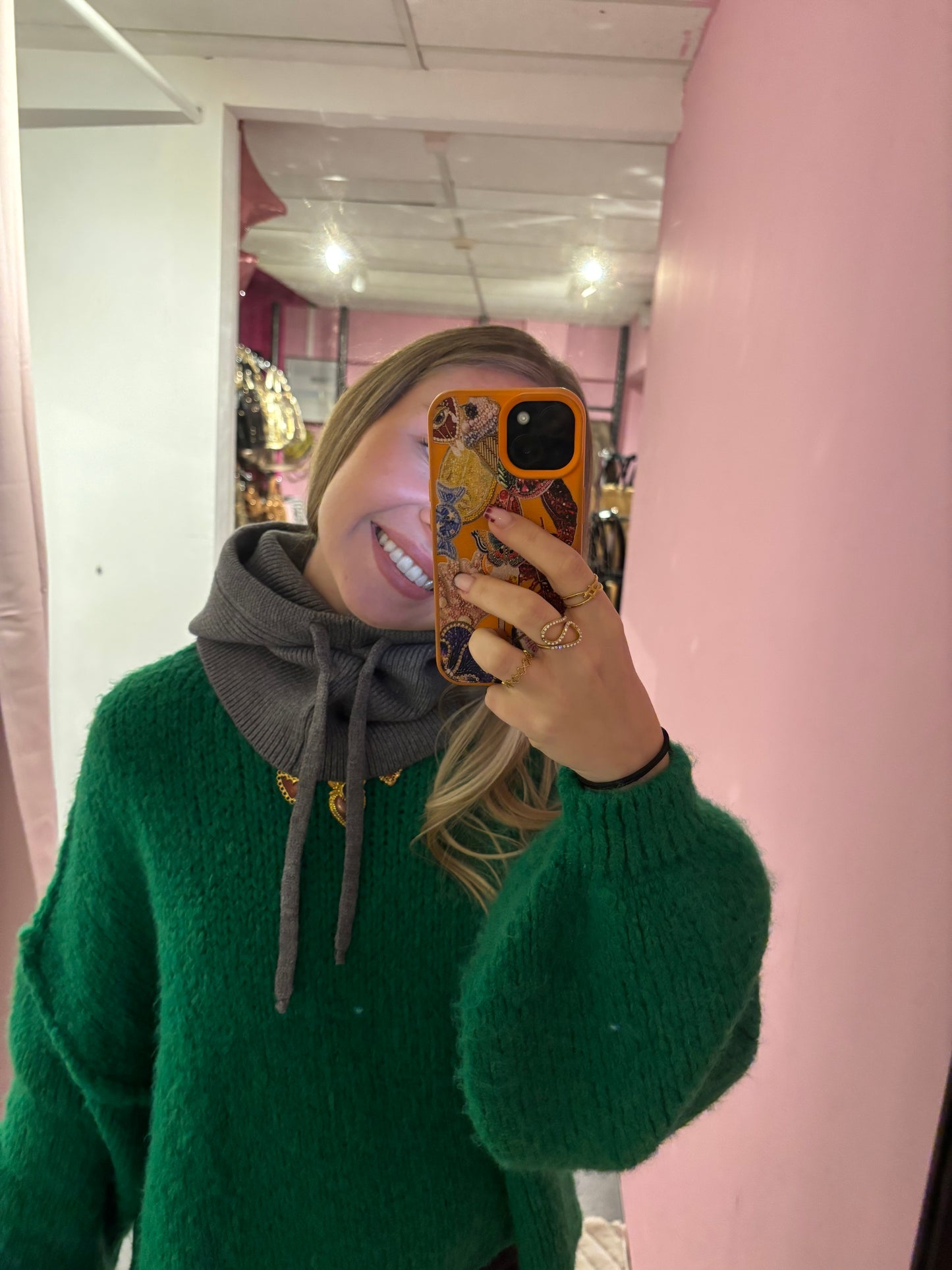 Capuche cagoule grise
