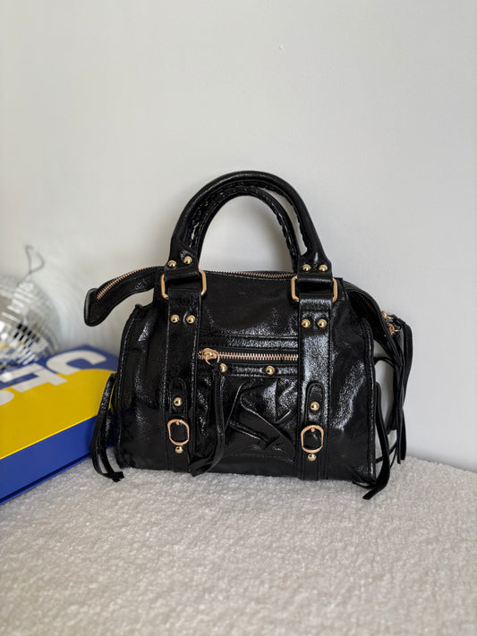 Petit sac Ciaga Noir brillant