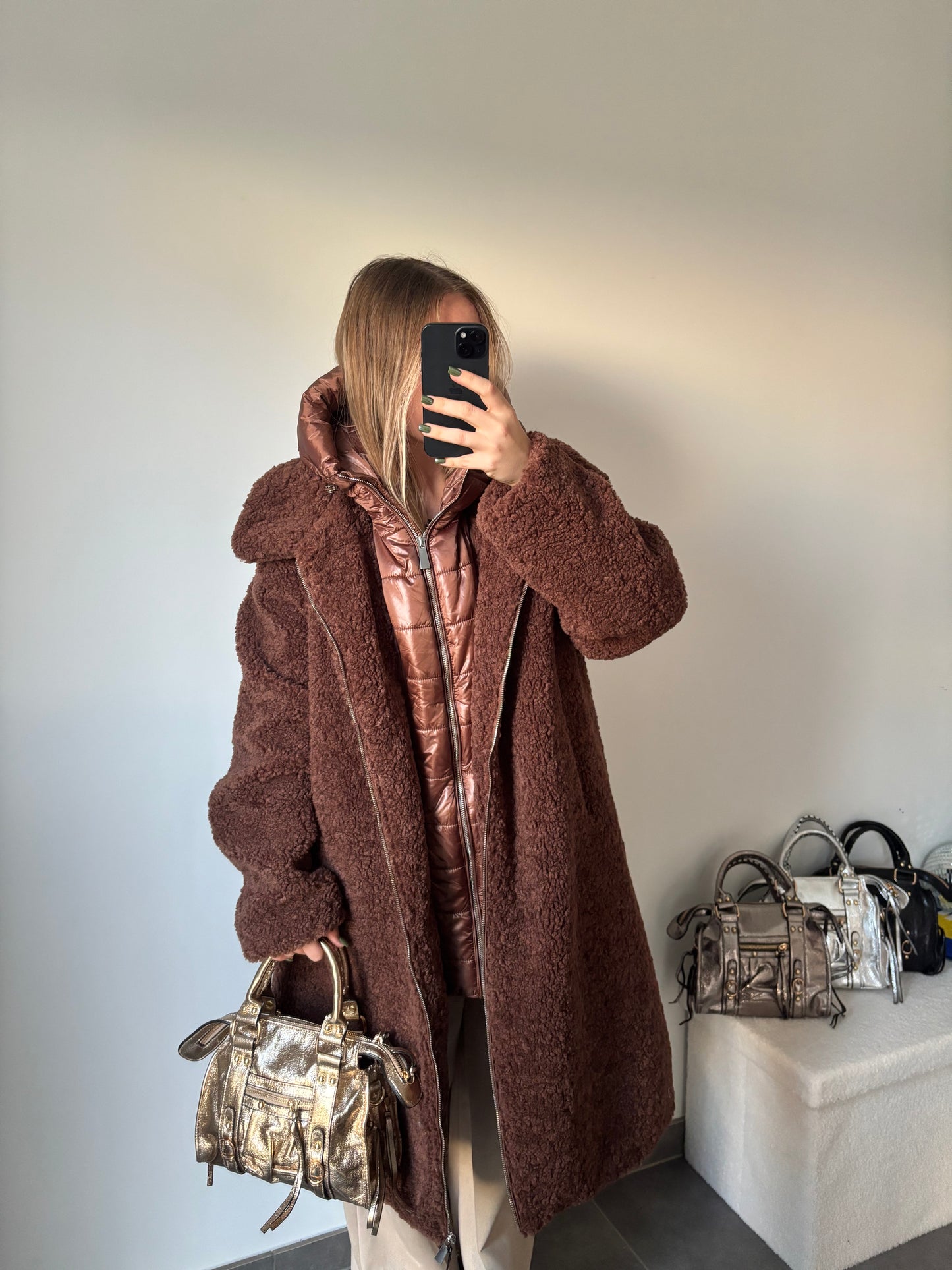 Doudoune Teddy Choco