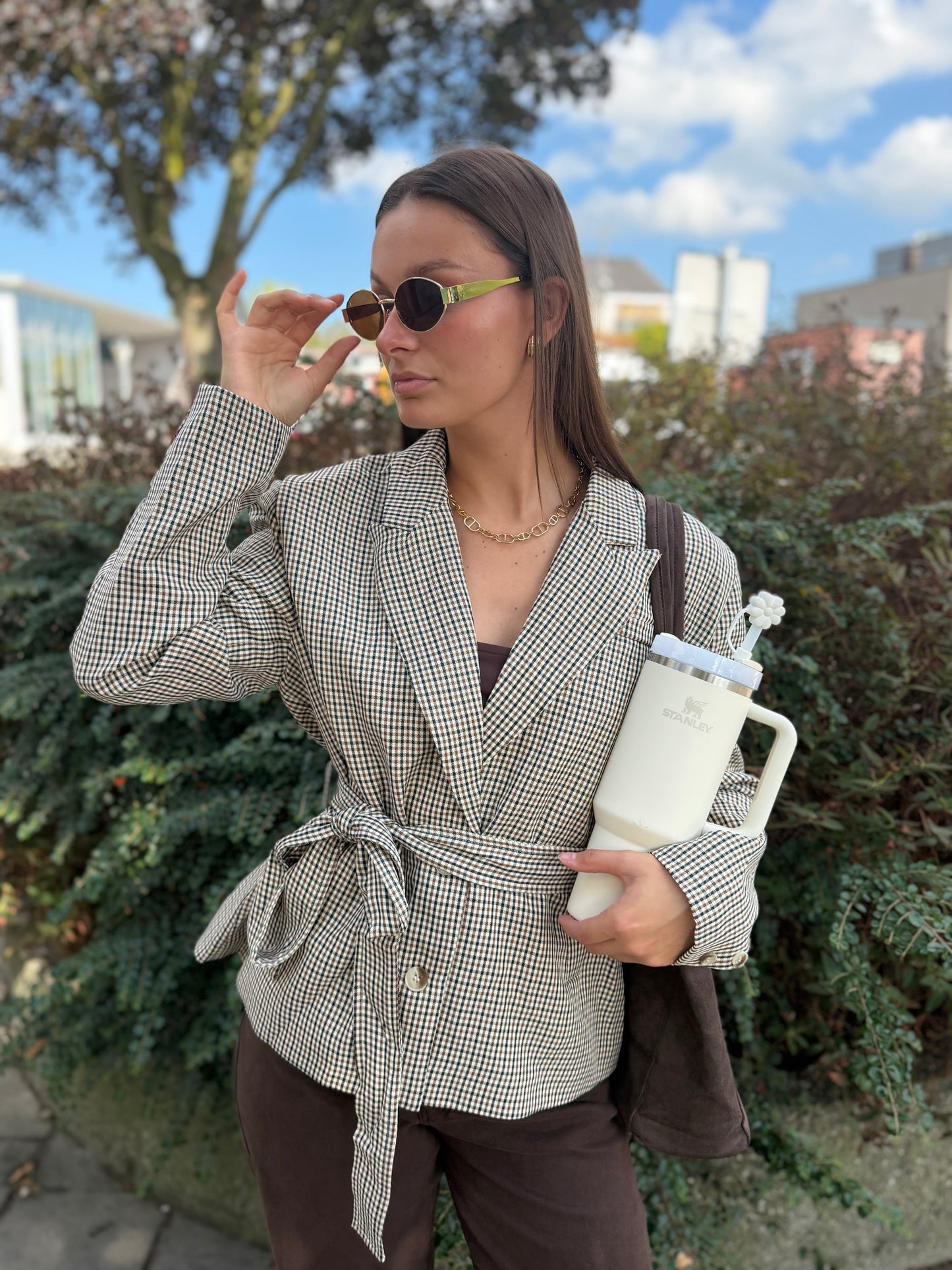 Blazer Taylor à carreaux