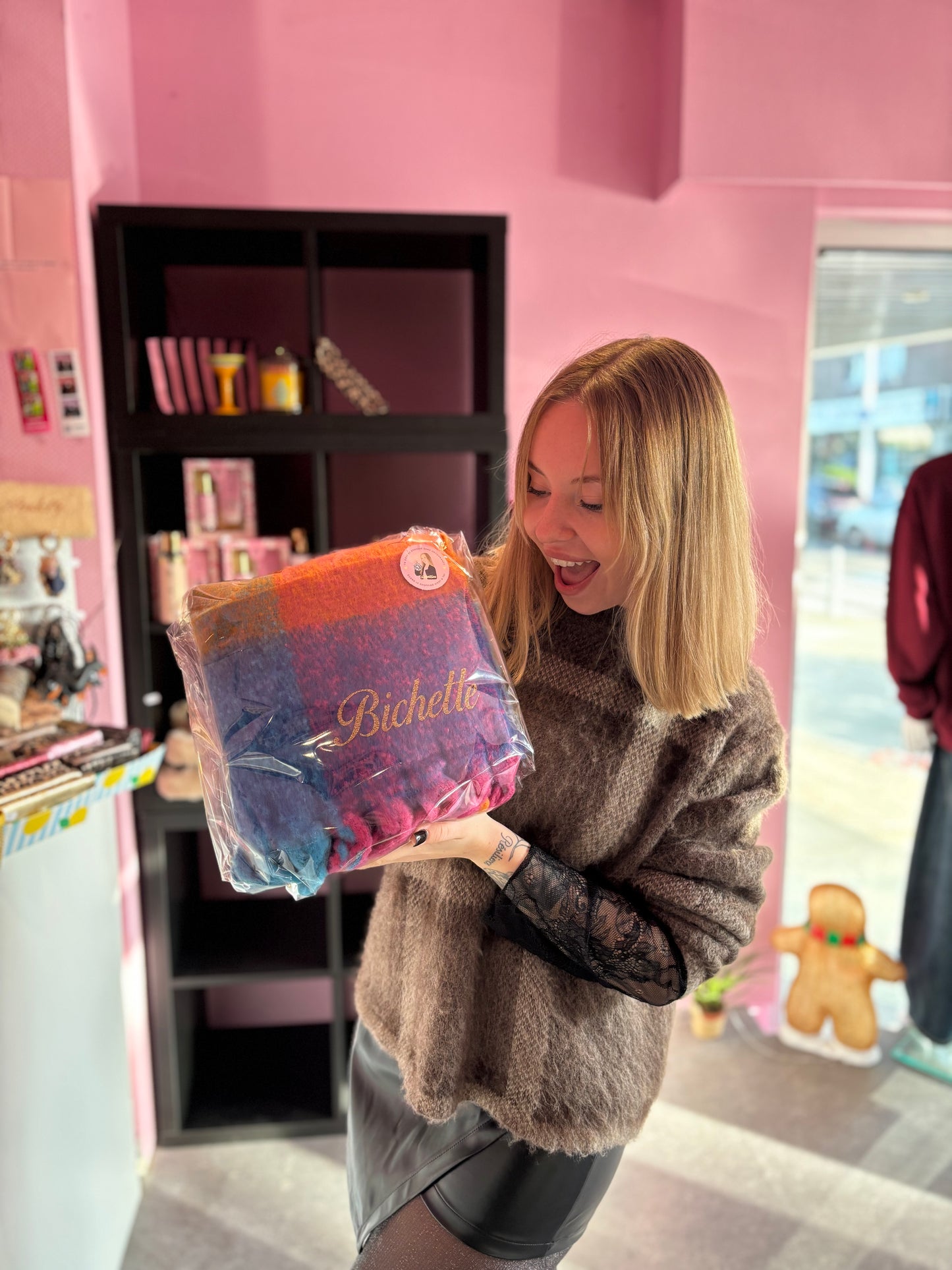 Écharpe bichette multicolore