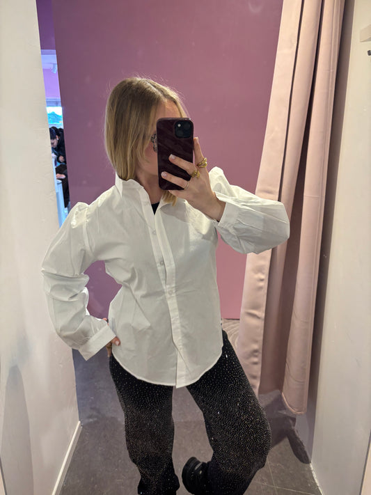 Chemisier NEW YORK rose et blanc