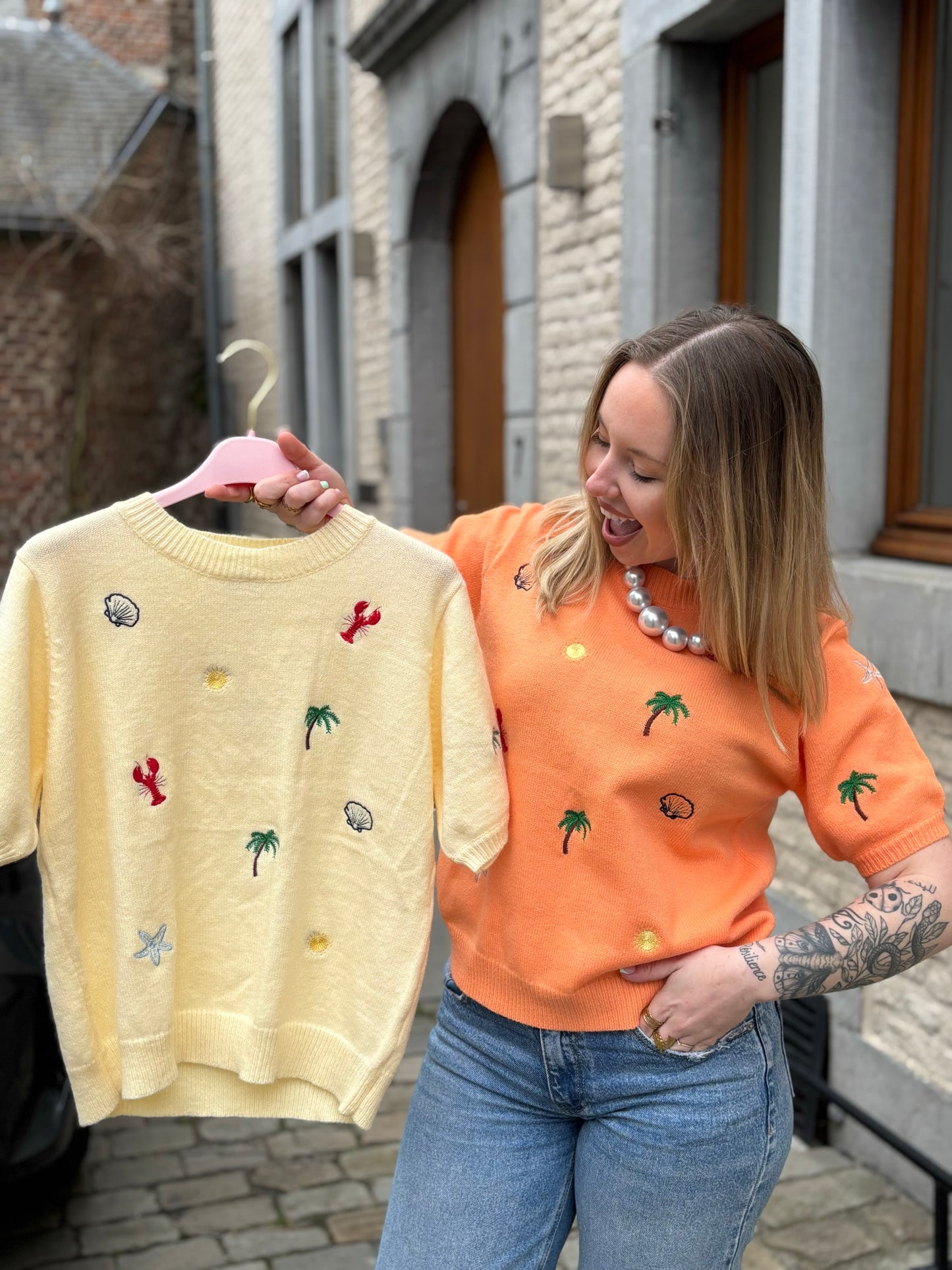 Pull coquillage