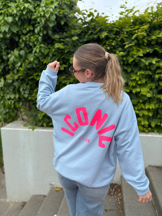 Sweat Iconic club bleu