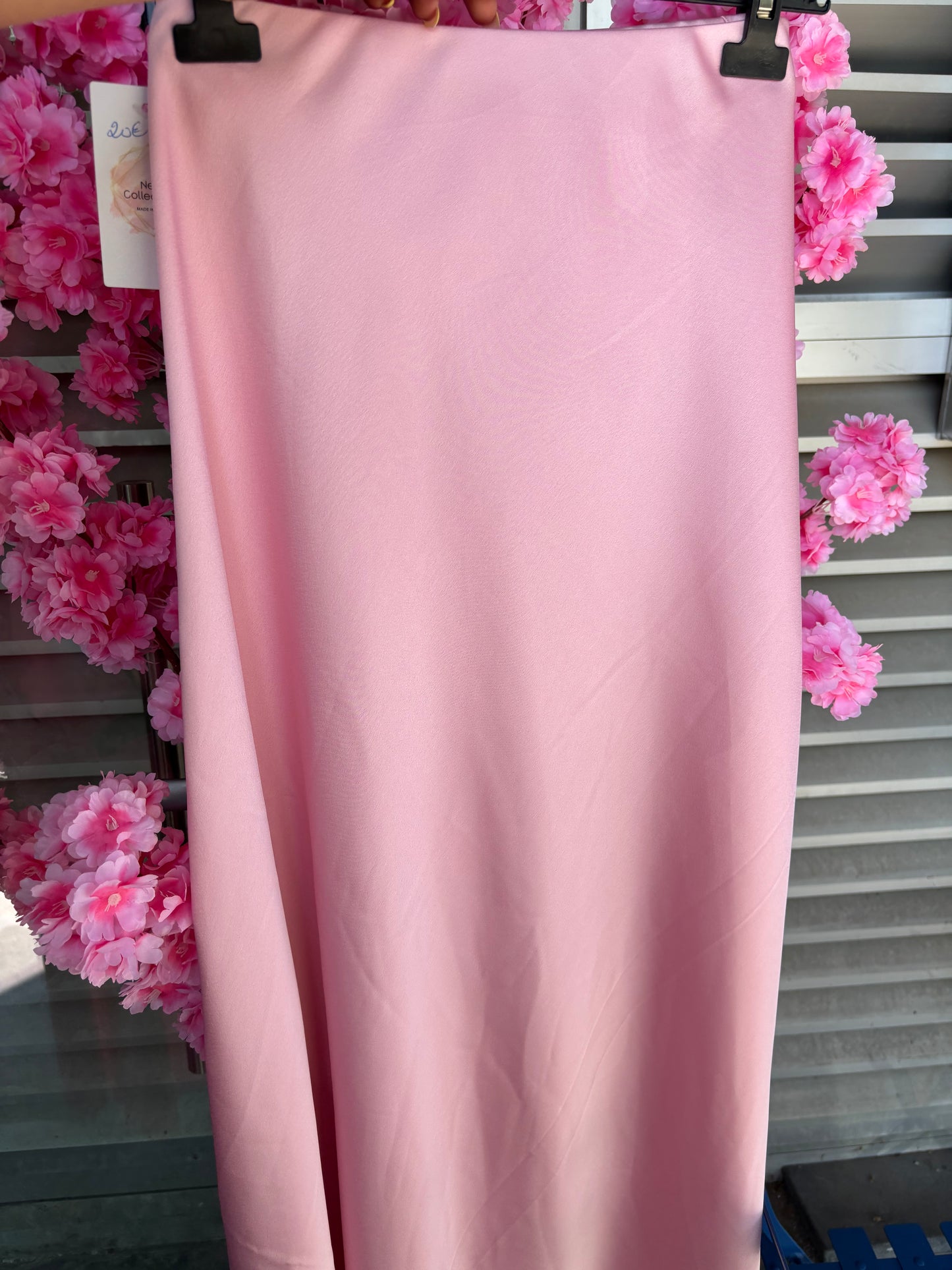 Jupe en satin diverses coloris