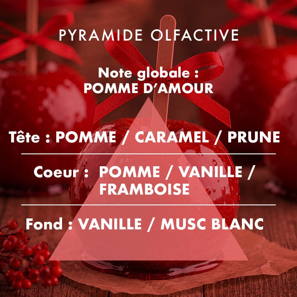 Bougie parfumée - Pomme d’amour