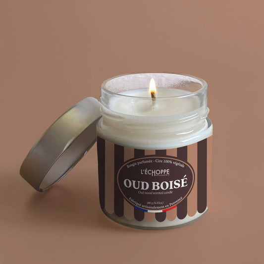 Bougie parfumée - Oud boisé