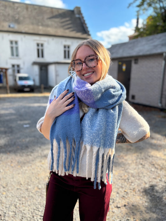 Écharpe Auburn Bleue Personnalisable