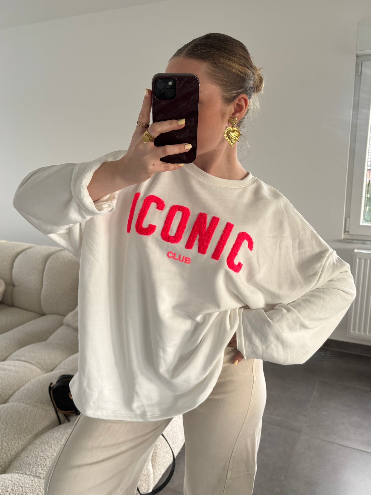 Sweat Iconic Club Blanc