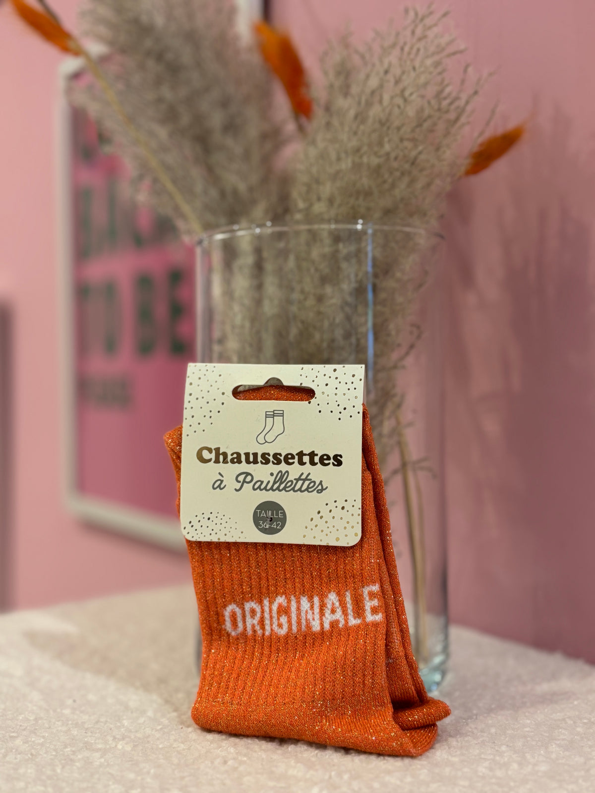 Chaussettes paillettes originale