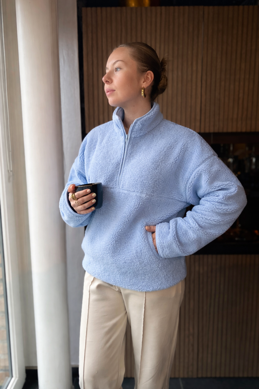 Polaire Teddy Zoé Bleu ciel