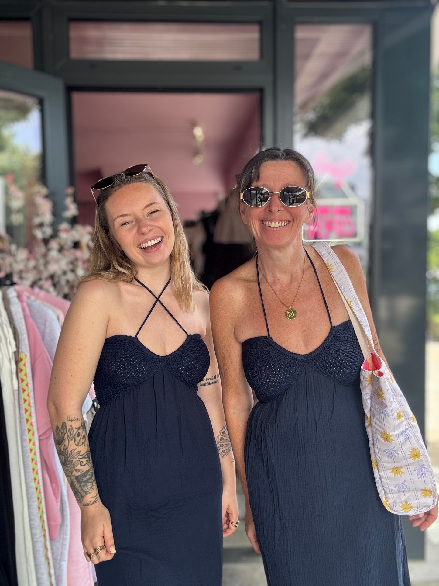 Robe Merya bleu marine