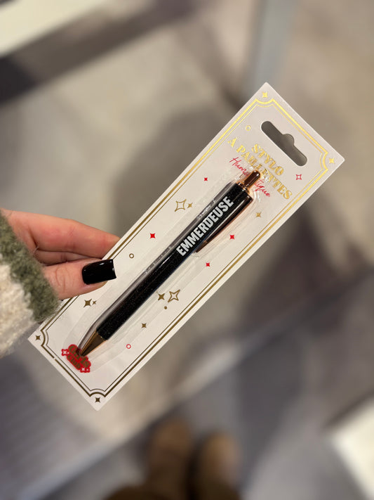 Bic à paillettes Emmerdeuse