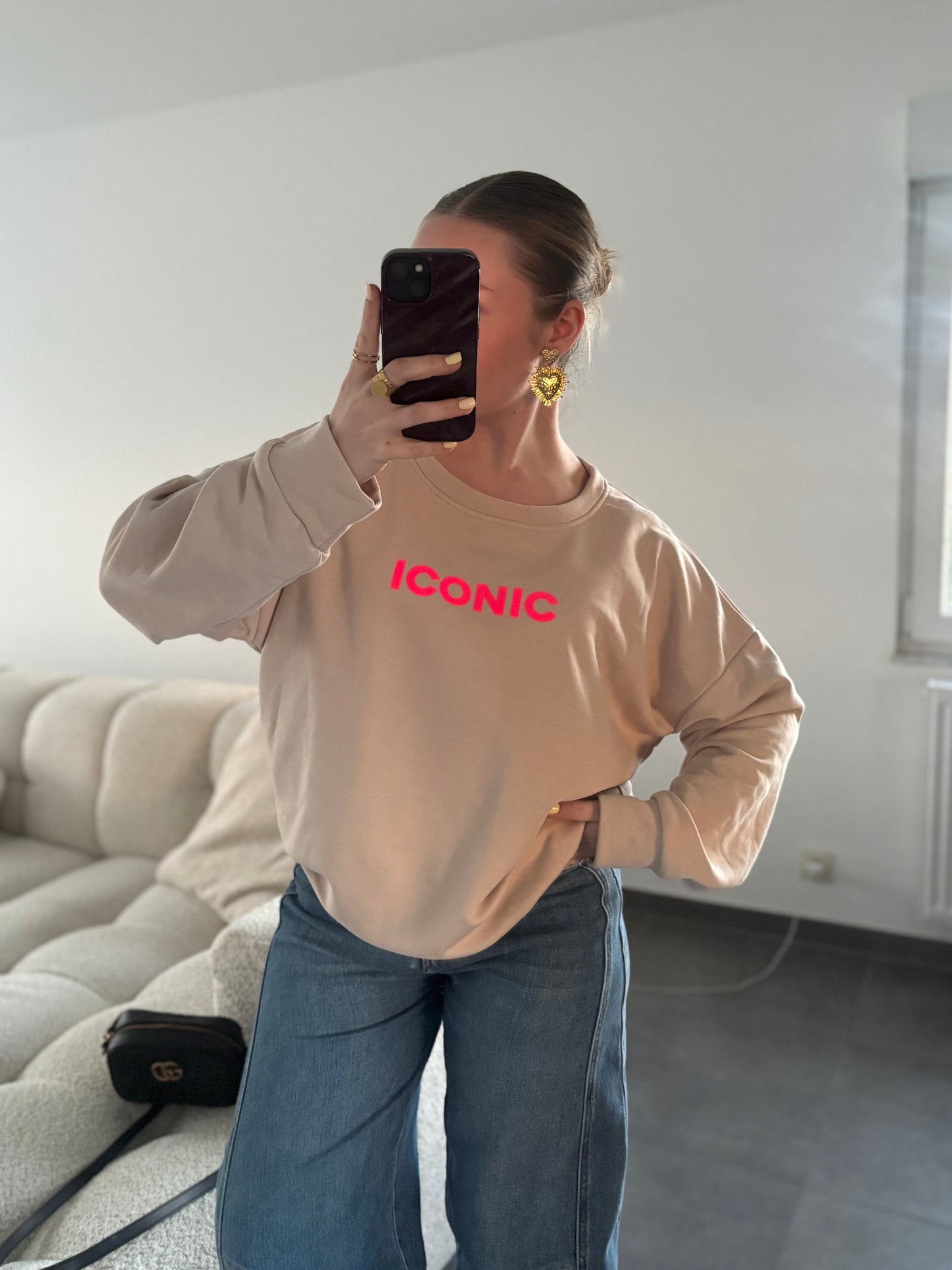 Sweat Iconic Beige