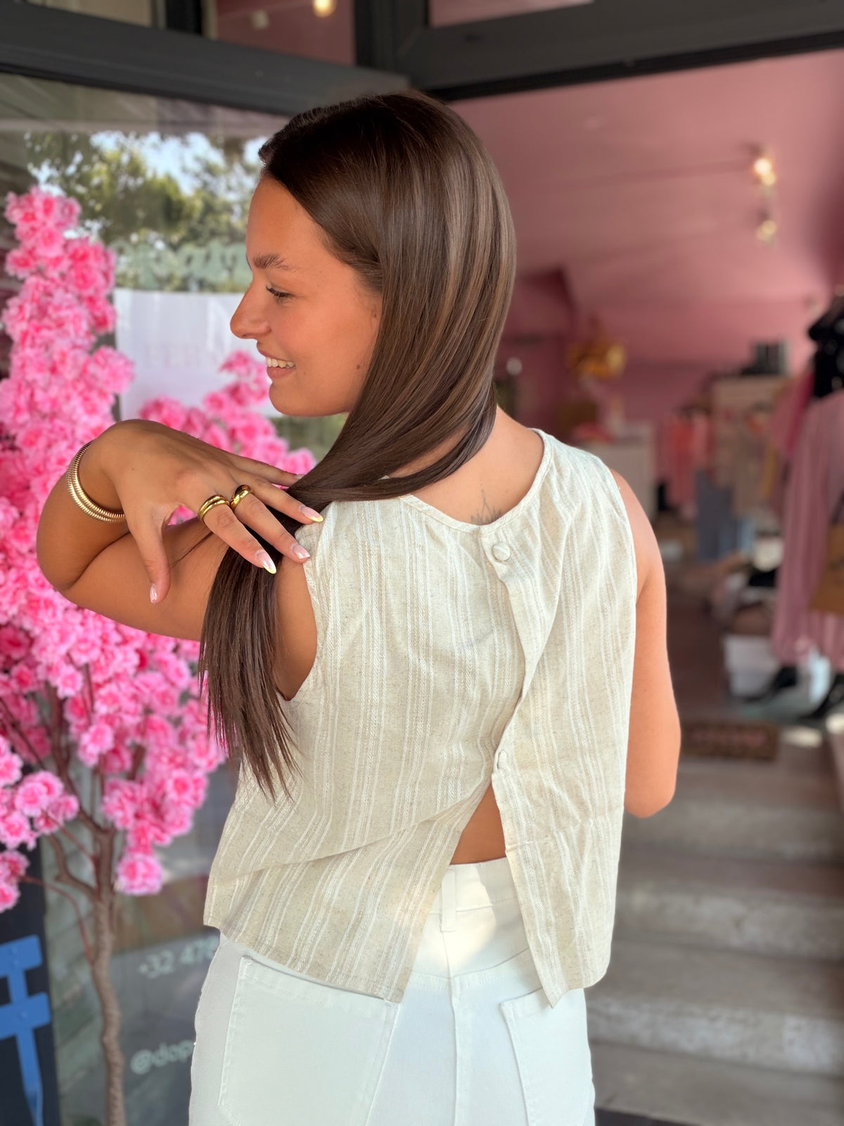 Top Esmée beige