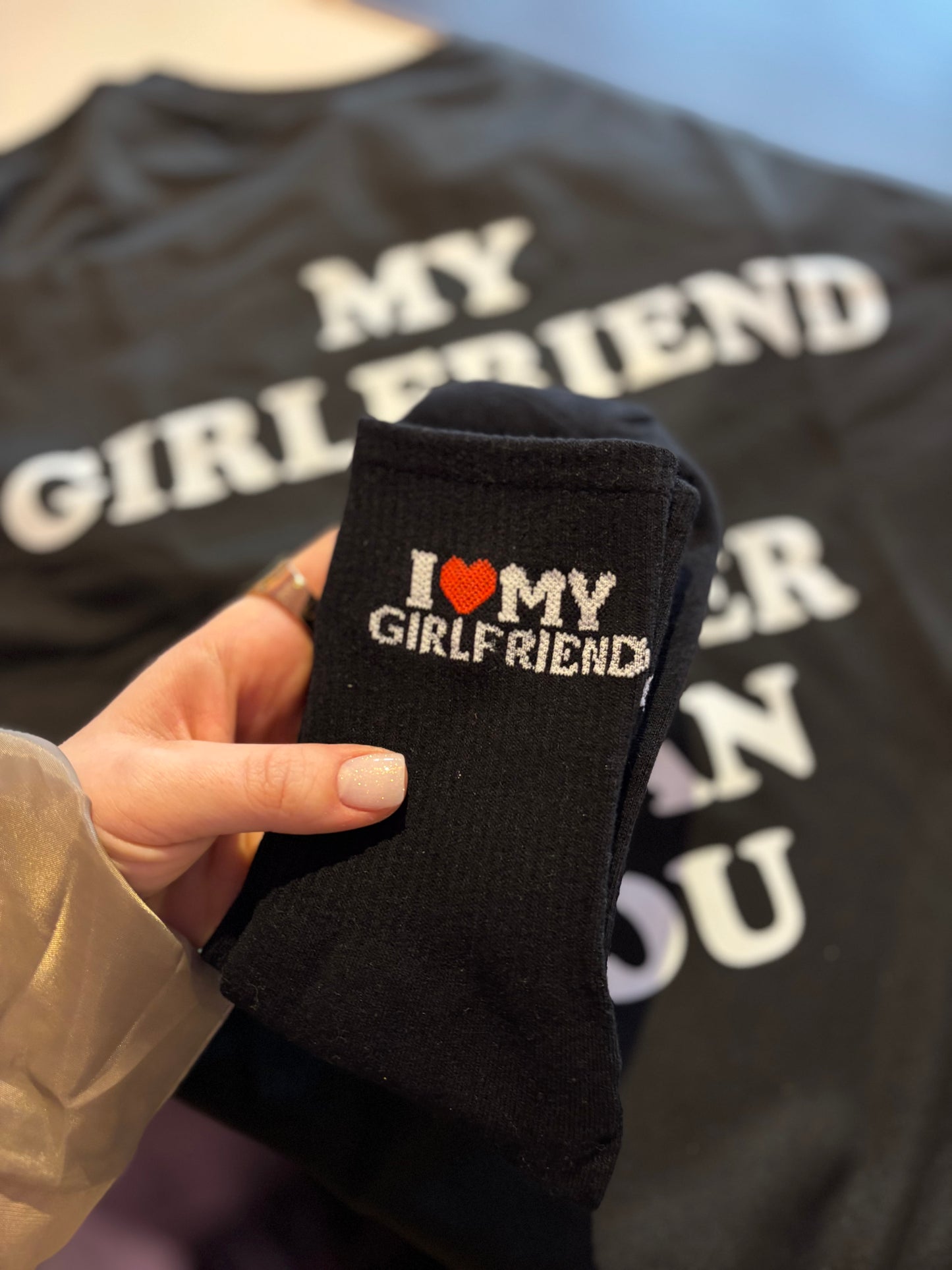 Chaussettes I love my girlfriend