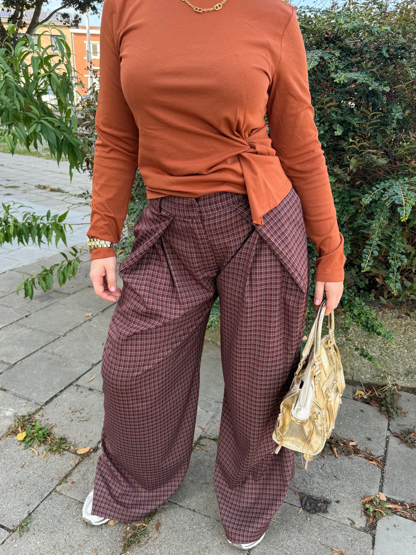 Pantalon Vera à carreaux
