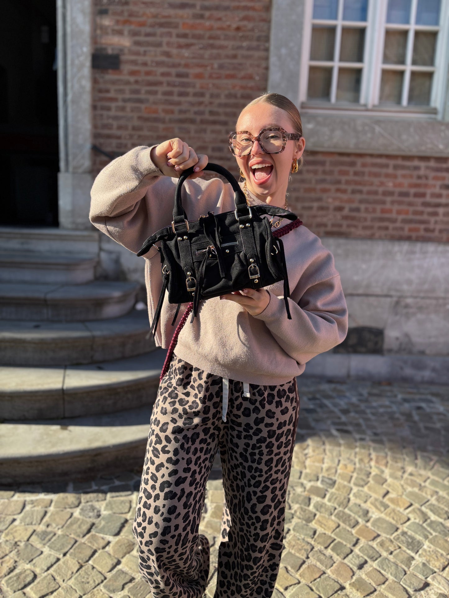 Petit sac Ciaga Suédine Noir