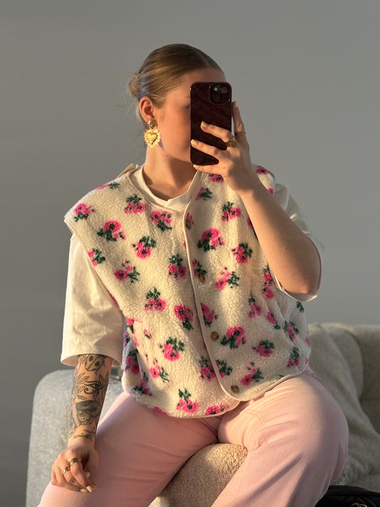 Gilet en Teddy Maya Rose