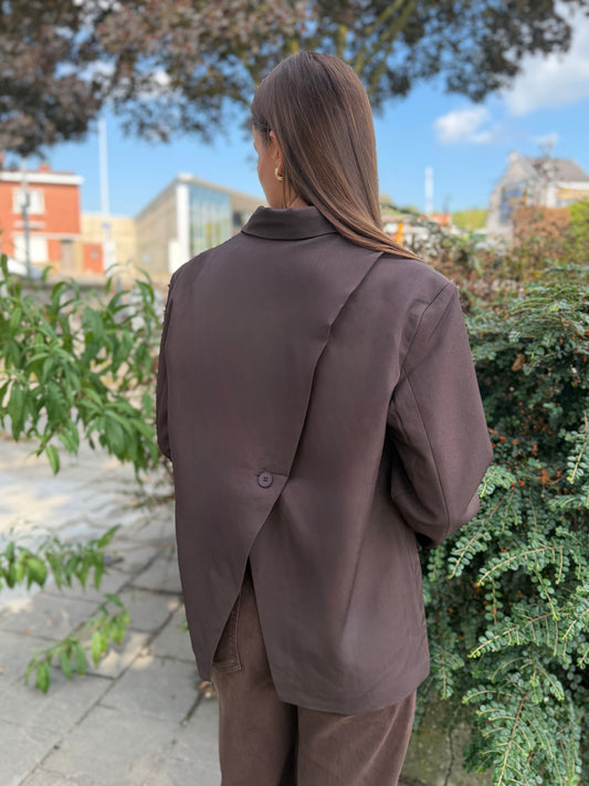 Blazer Lucy dos asymétrique divers coloris