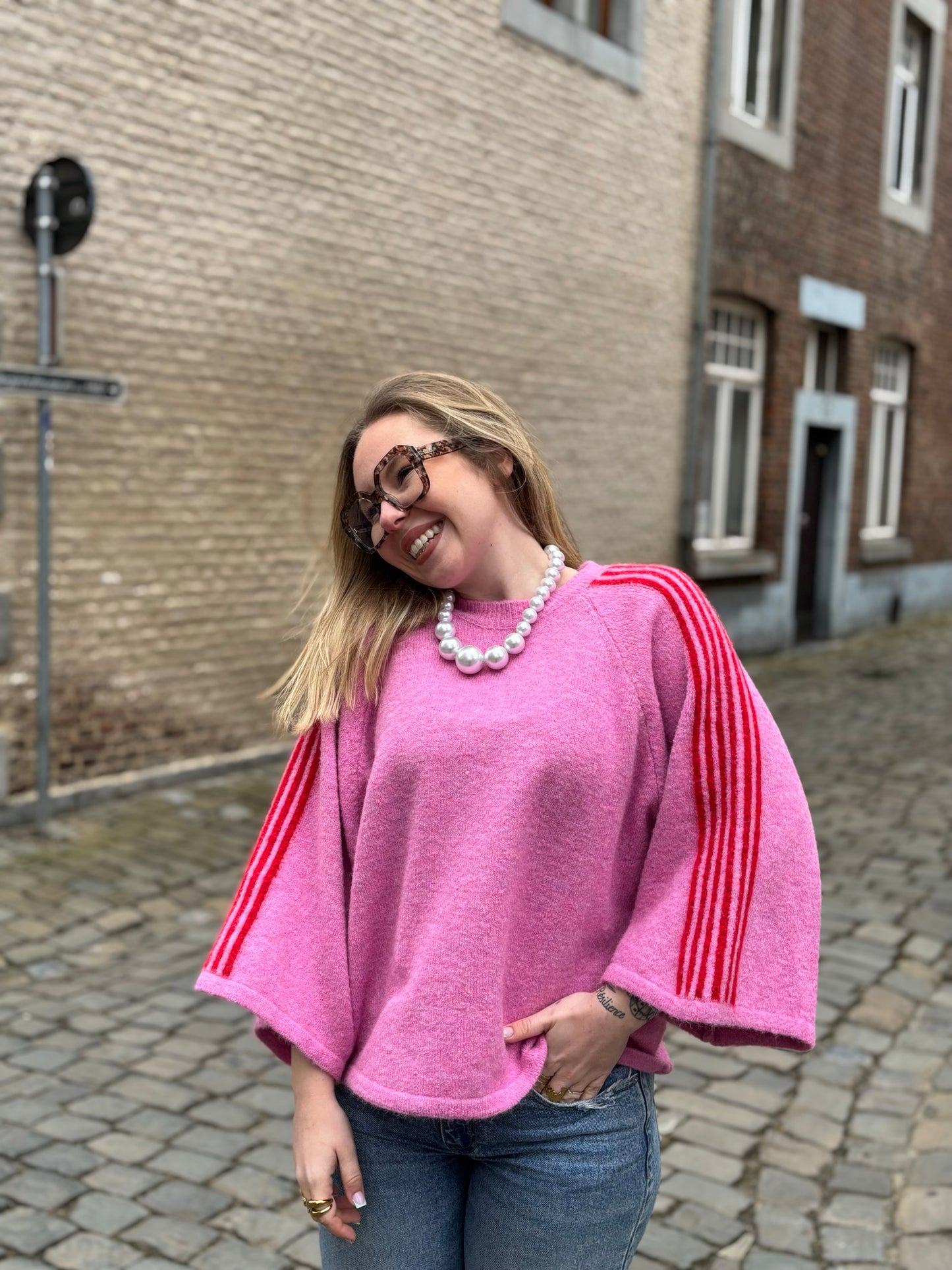 Pull Estelle fushia