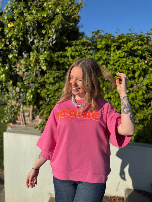 Sweat Iconic club 3/4 rose