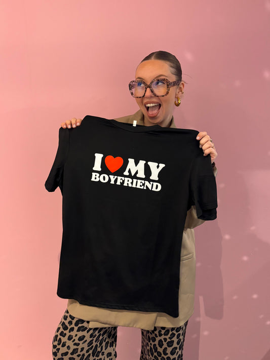 T-shirt I love my boyfriend
