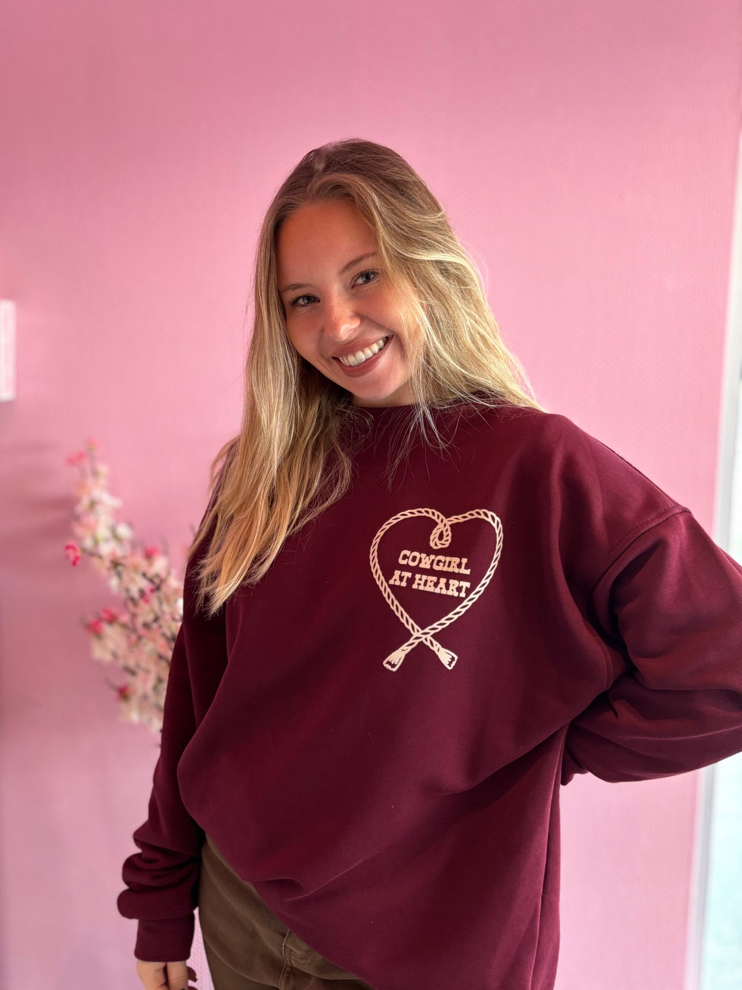 Sweat Cowgirl bordeaux