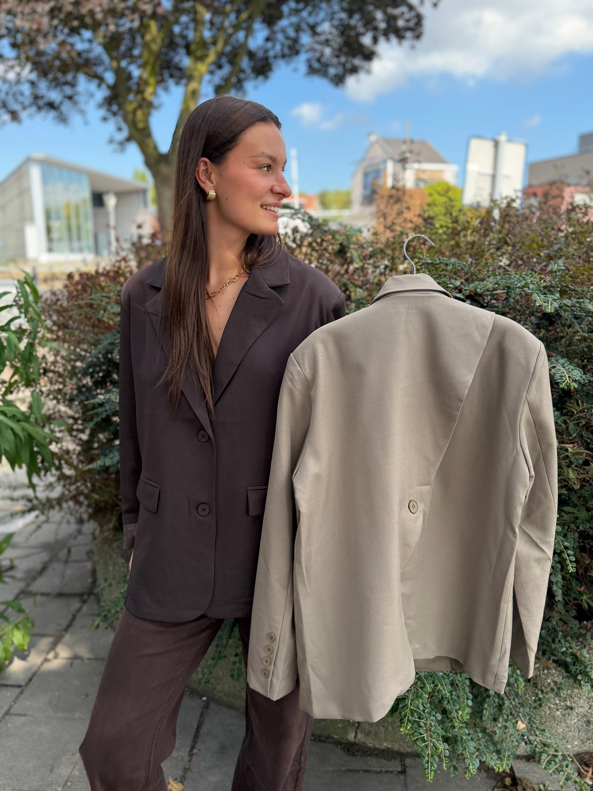 Blazer Lucy dos asymétrique divers coloris