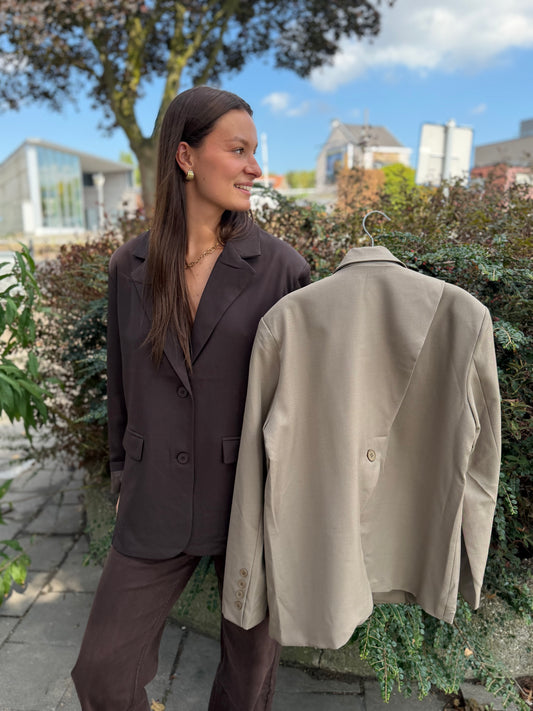 Blazer Lucy dos asymétrique divers coloris