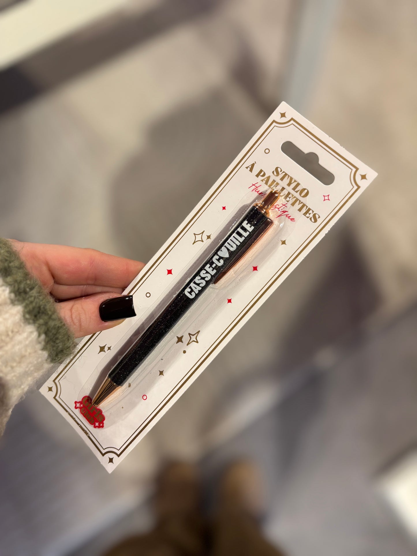 Bic à paillettes Casse C💖uille