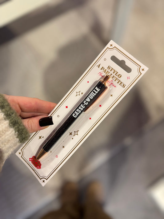 Bic à paillettes Casse C💖uille