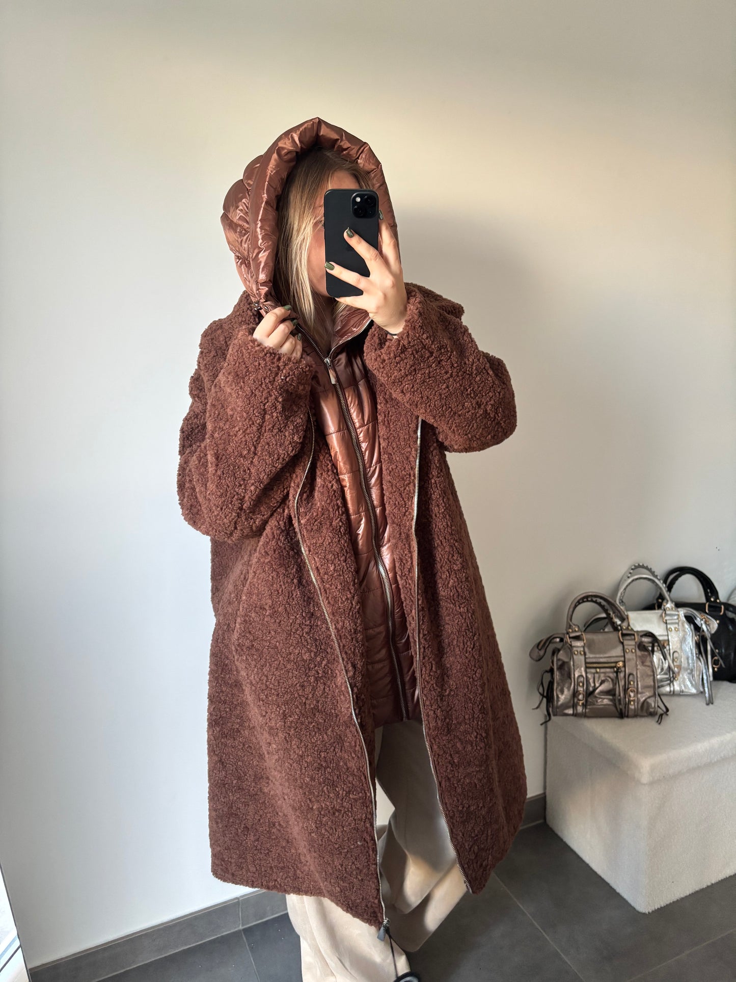 Doudoune Teddy Choco