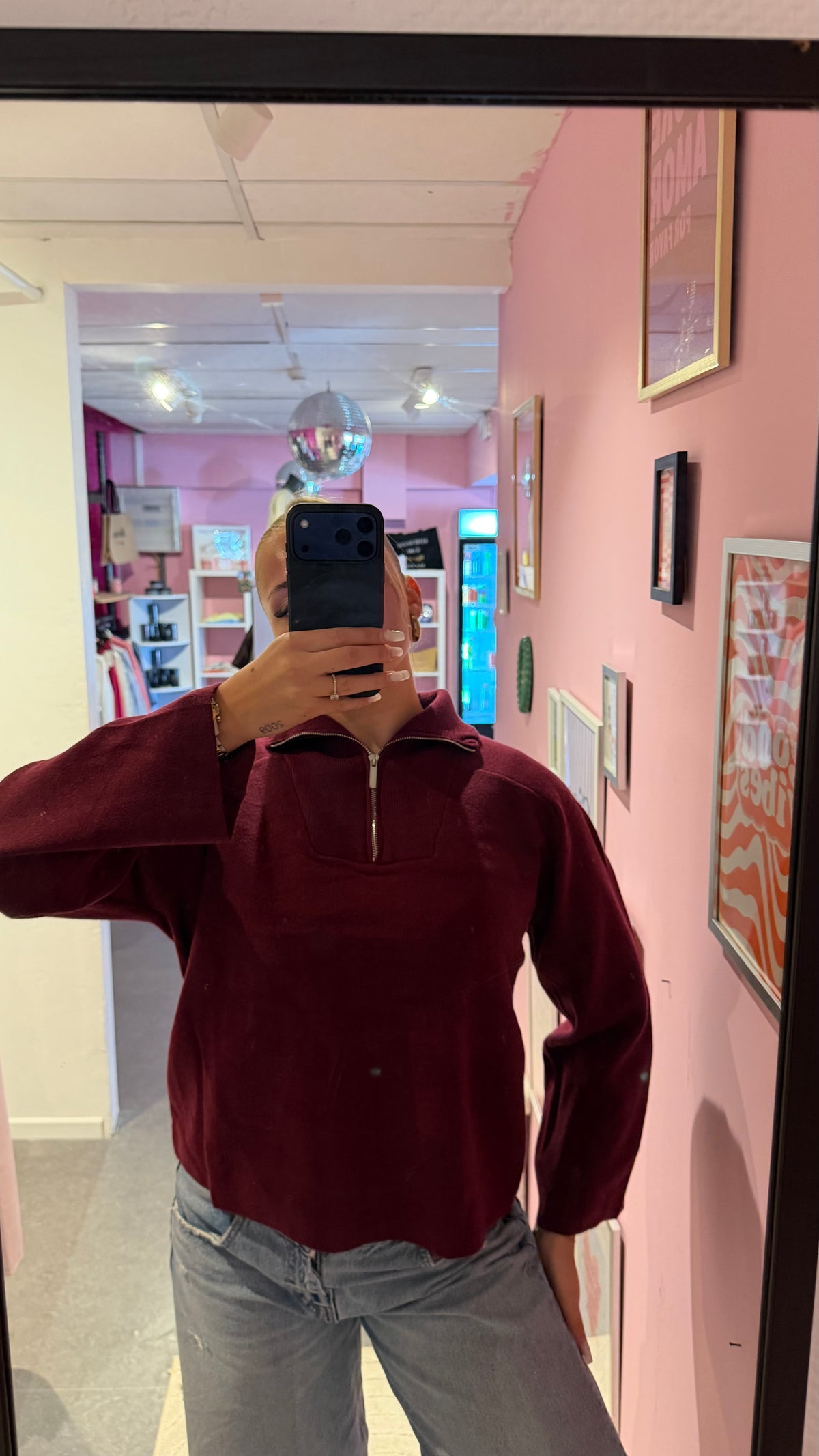 Pull Laria bordeaux