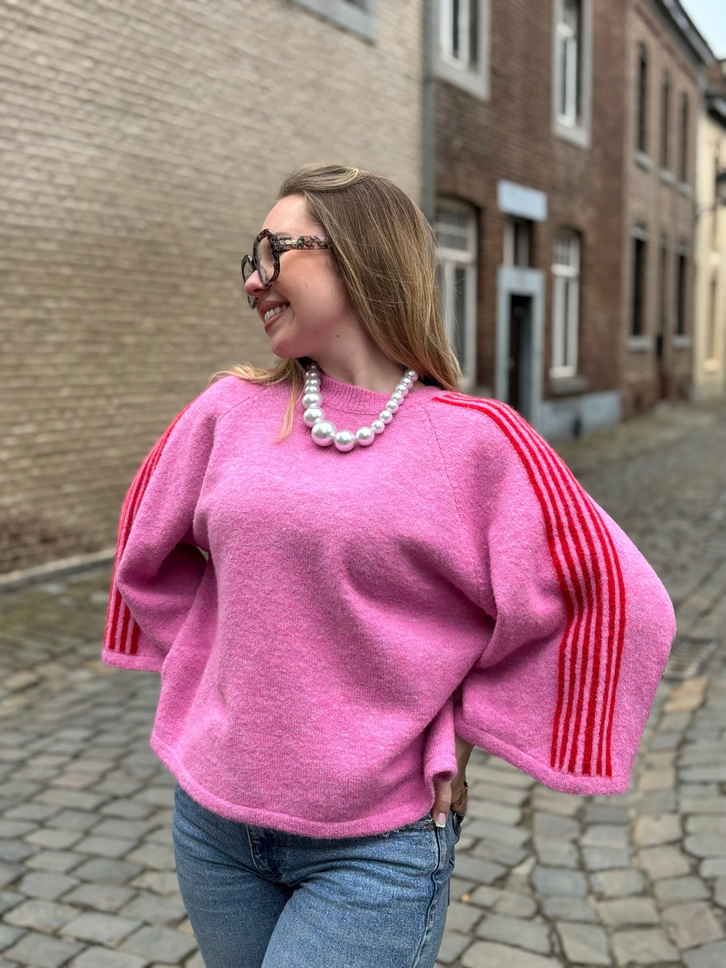 Pull Estelle fushia