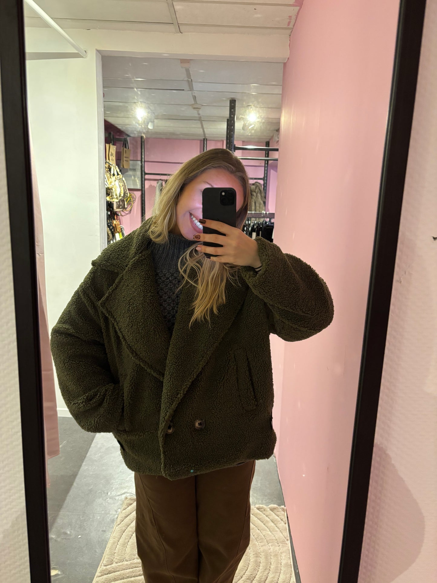Veste Aviateur Teddy Kaki