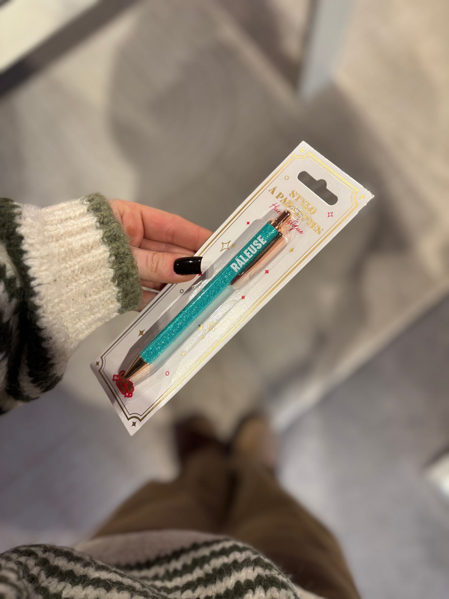 Bic à paillettes Râleuse