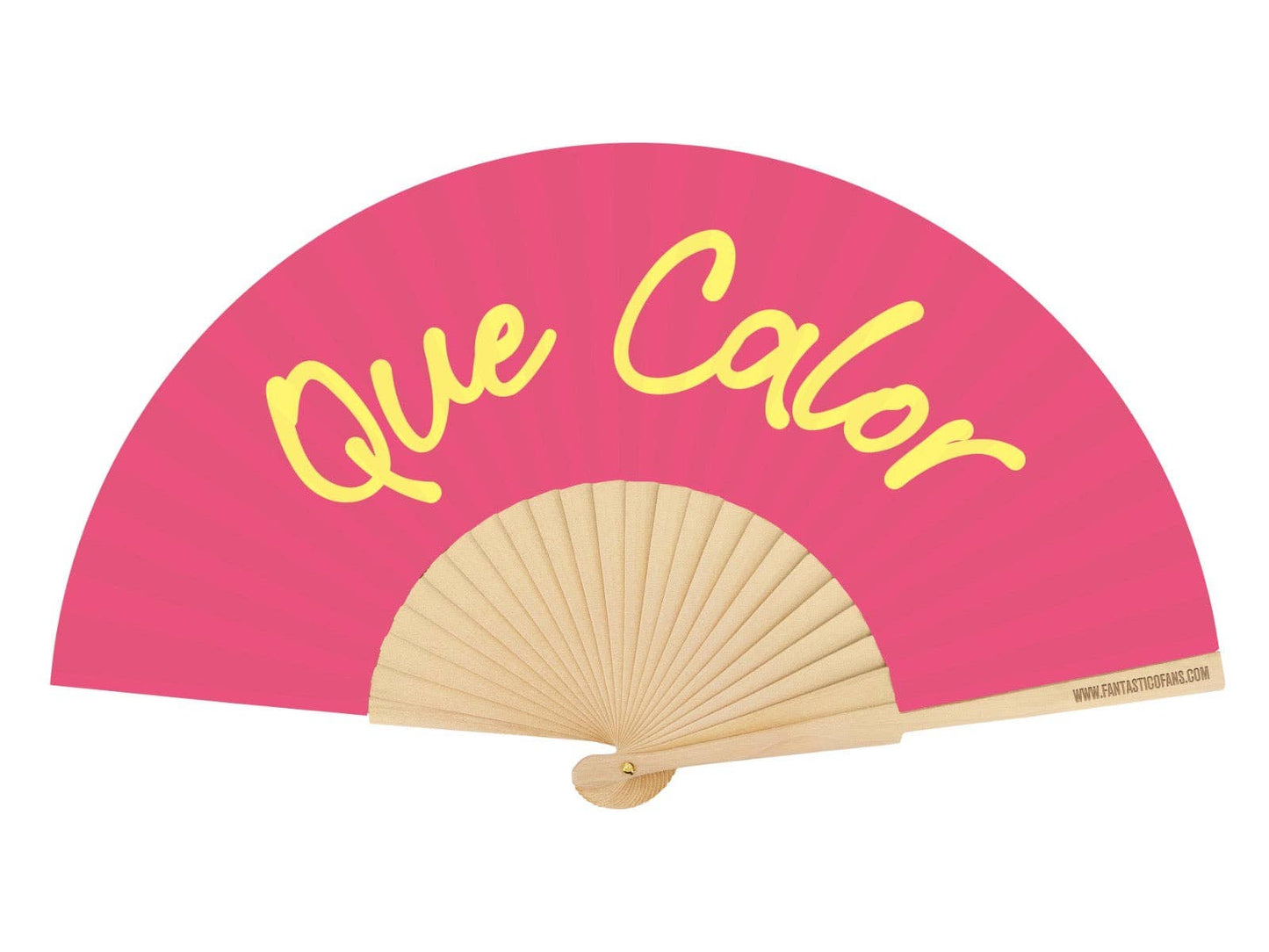 Éventail que calor rose