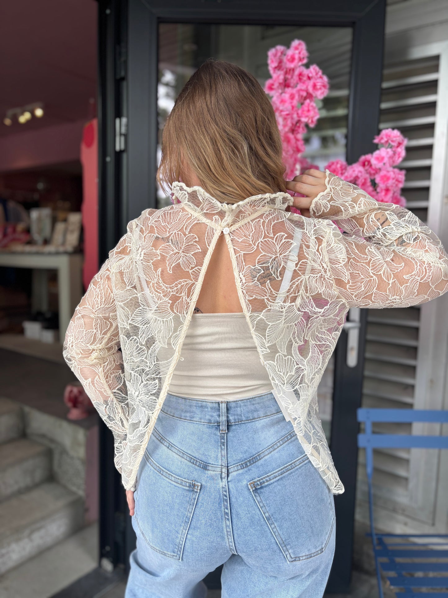 Blouse Lydia dentelle divers coloris