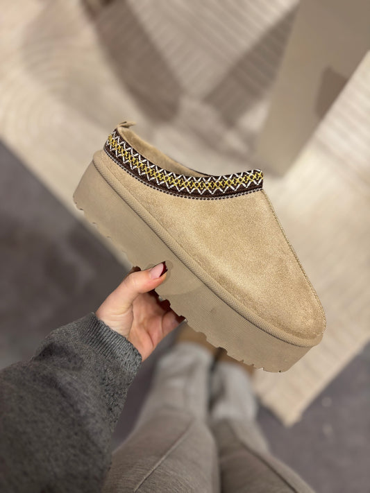 Chaussures Cozy Beige claires