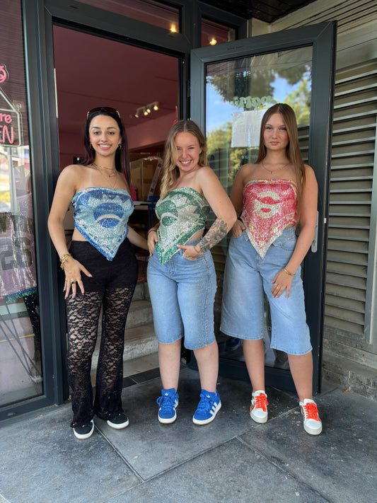Top sequins Ardentes