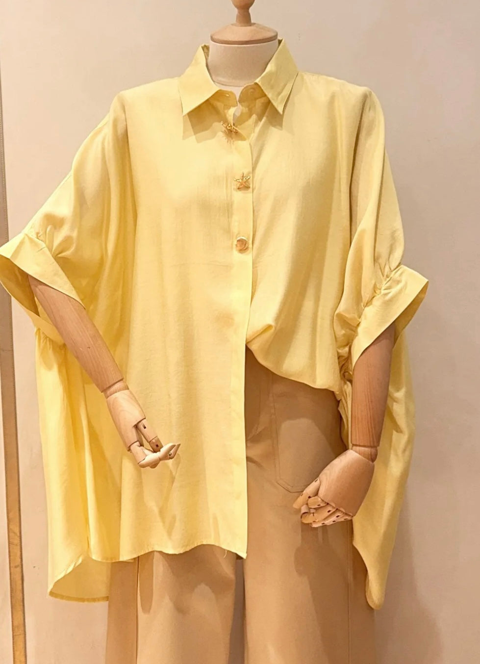 Chemise Alba jaune