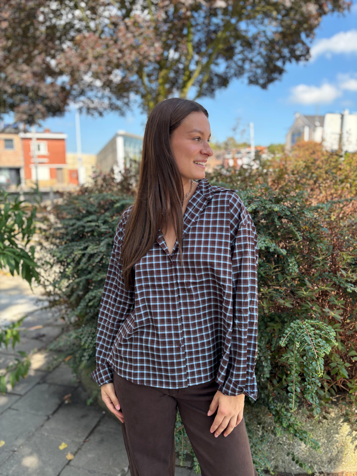 Chemise Paige à carreaux