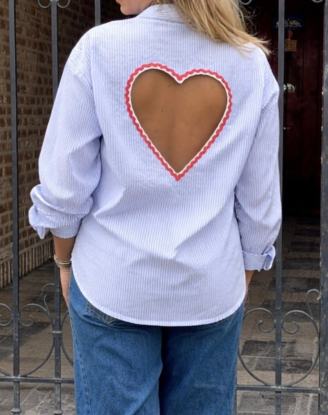 Chemise Secret Crush bleue