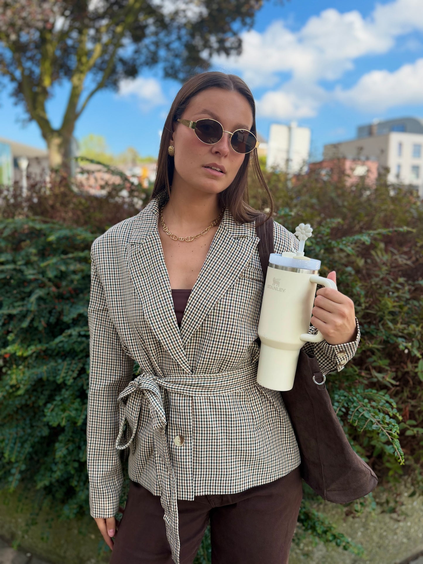 Blazer Taylor à carreaux