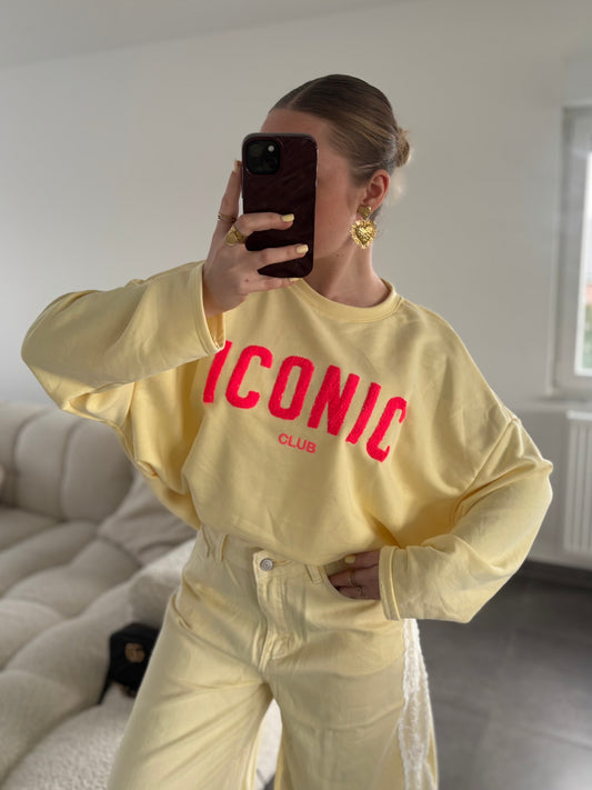 Sweat Iconic Club Jaune