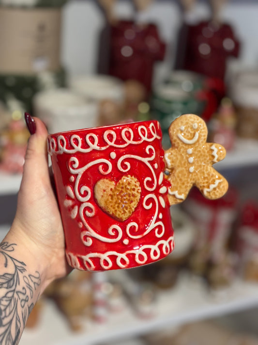 Mug coeur pain d’épice