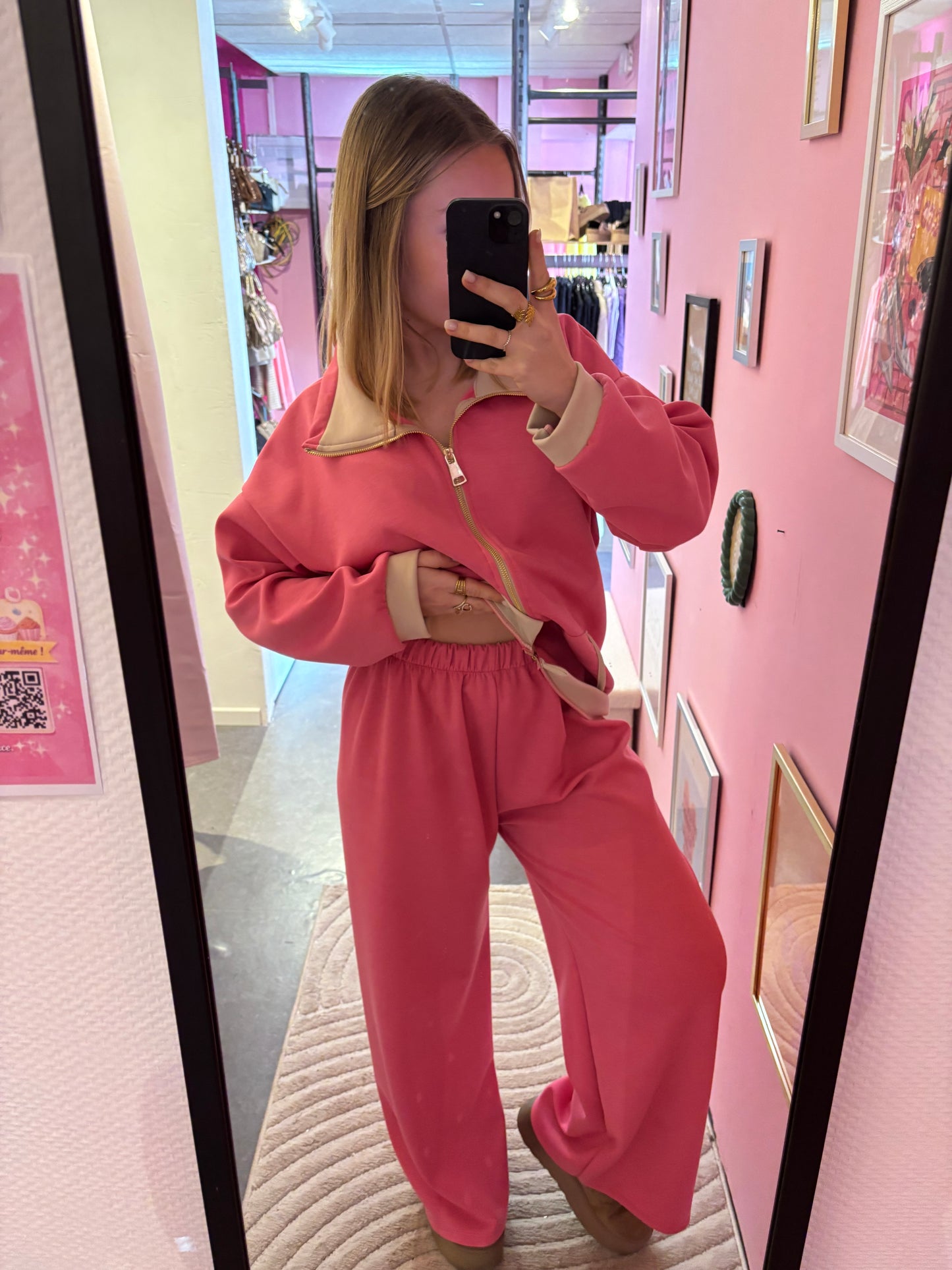 jogging Lisie fushia
