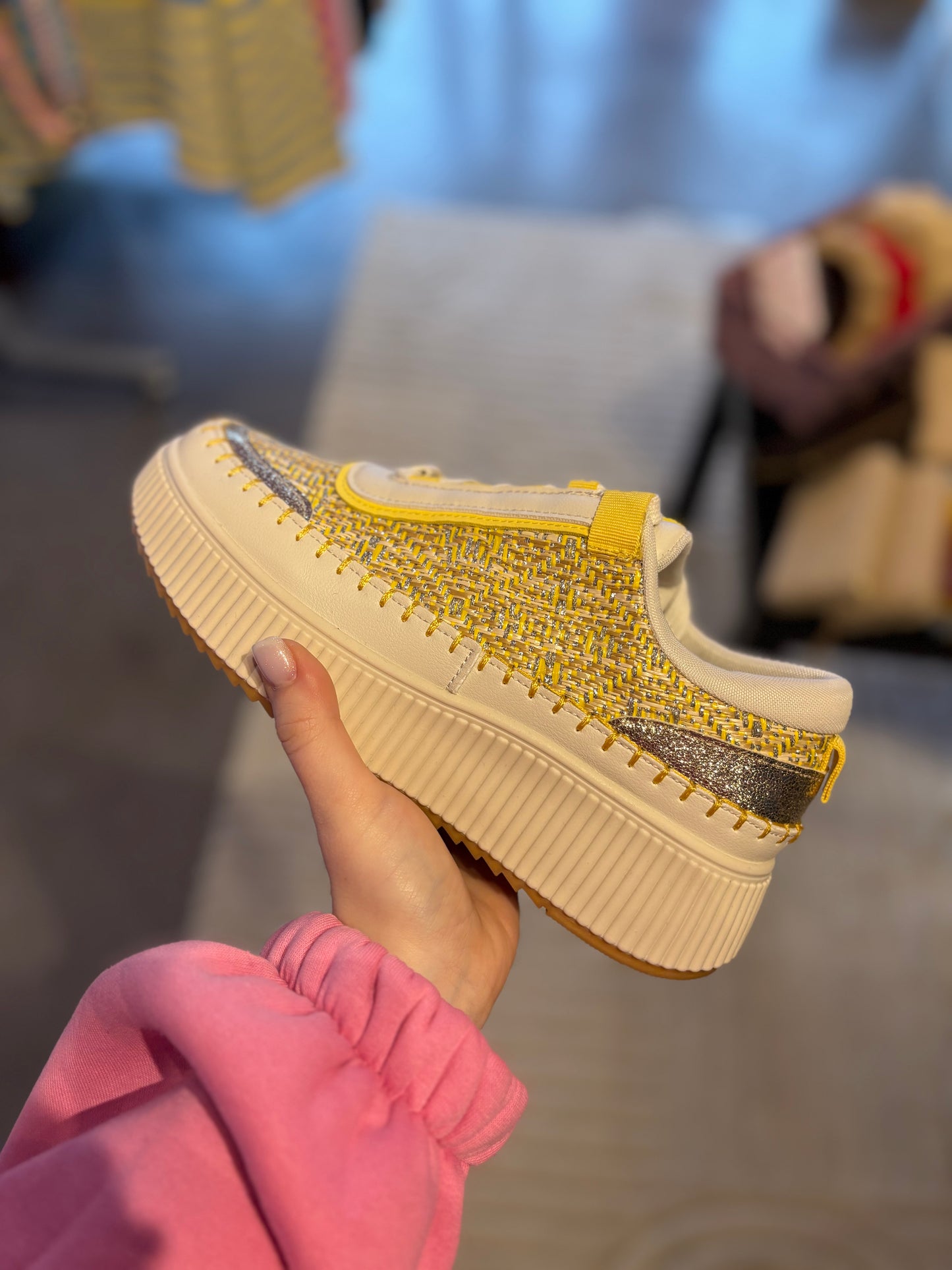 Baskets Gloria Jaune