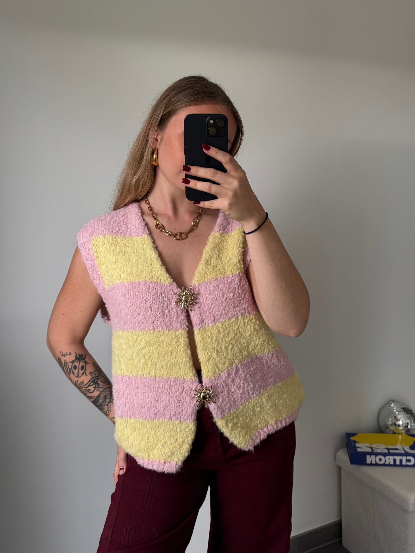 Gilet Ice Cream rose